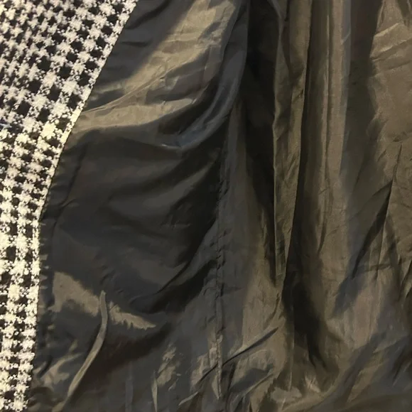 American Eagle Outfitters Houndstooth Pea Coat S - Picture 5 of 11